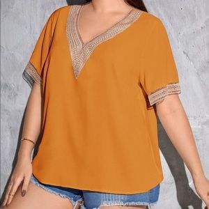 Plus size V neck blouse SOLD OUT